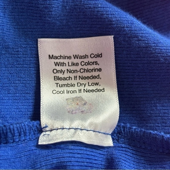 Outlaw Royal Blue Crop Top Size M - Picture 3 of 8